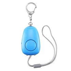BJY-08 Allarme di autodifesa per donne con doppio LED luminoso da 130 dB (blu)