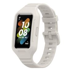 Per Huawei Band 8 / Huawei Band 7 / Honor Band 6 Cinturino in silicone integrato universale (Seagull Grey)