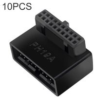 10 PCS 3.0 19P 20P 90 Gradi Scheda Madre Maschio A Femmina Adattatore di Estensione, Modello: PH19A