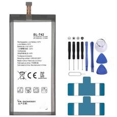 Sostituzione della batteria ai polimeri di litio BL-T42 da 4000 mAh per LG V50 ThinQ 5G / V50S ThinQ 5G / G8X ThinQ