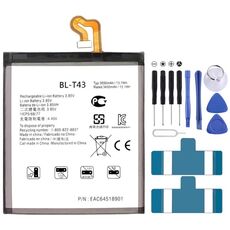 Sostituzione della batteria ai polimeri di litio BL-T43 3550 mAh per LG G8S ThinQ