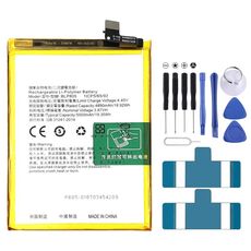 Sostituzione della batteria ai polimeri di litio da 5000 mAh per OPPO A93s 5G/A93 5G/A11S/A55 5G/A56 5G/A16/A16s/A54s/A74 5G