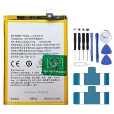 BLP729 Sostituzione della batteria ai polimeri di litio da 5000 mAh per Realme 5 / Realme 5i / Realme 5s / Realme 6i / Realme C3