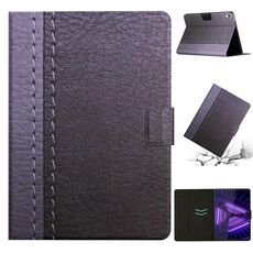 Per Lenovo Tab M10 HD 2nd Gen Stitching Custodia per tablet in pelle intelligente a tinta unita (grigio)