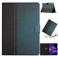 Per Lenovo Tab M10 HD 2nd Gen Stitching Custodia per tablet in pelle intelligente a tinta unita (verde)