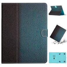 Custodia per tablet in pelle tinta unita con cuciture per tablet da 8 pollici (verde)