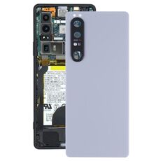 Cover posteriore batteria originale con obiettivo fotocamera per Sony Xperia 1 III (argento)
