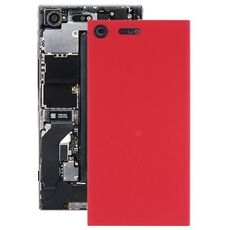 Cover posteriore batteria originale con obiettivo fotocamera per Sony Xperia XZ Premium (rosso)