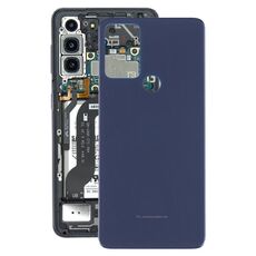Per Alcatel 1V 2021 6002A 6002D Coperchio posteriore della batteria con obiettivo della fotocamera (blu)