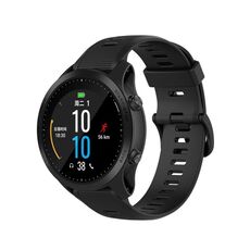 Cinturino in silicone monocromatico per Garmin Forerunner945 / fenix5 Plus / Approach S60 (nero)