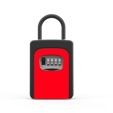 KS6500 Casella password per chiavi decorative sospese senza installazione (rossa)
