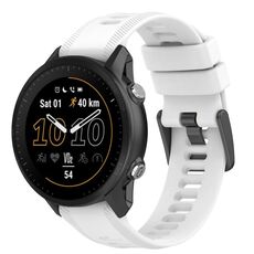 Per cinturino in silicone a tinta unita Garmin Descent G1 22 mm (bianco)