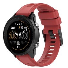 Per cinturino in silicone a tinta unita Garmin Descent G1 22 mm (rosso)
