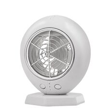 Raffreddatore d'aria con ventola spray da scrivania portatile per ufficio domestico, specifiche: modello batteria (bianco)