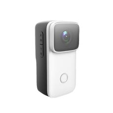 Thumb Action Camera 4K HD Anti-shake WiFi Camera (bianco)