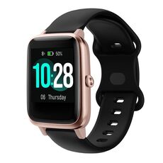 Per Xiaomi Haylou Smart Watch LS01 19mm Cinturino in silicone con fibbia a farfalla (nero)