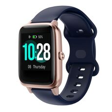 Per Xiaomi Haylou Smart Watch LS01 19mm Cinturino in silicone con fibbia a farfalla (blu notte)