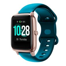 Per Xiaomi Haylou Smart Watch LS01 19mm Cinturino in silicone con fibbia a farfalla (Rock Cyan)