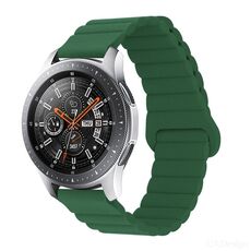 Per Xiaomi Haylou Smart Watch 2 LS02 / RS4 / RS4 Plus Cinturino magnetico in silicone con fibbia inversa (verde)