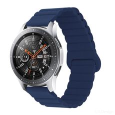 Per Xiaomi Haylou Smart Watch 2 LS02 / RS4 / RS4 Plus Cinturino magnetico in silicone con fibbia inversa (blu notte)