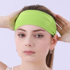 3 PCS Fascia per capelli sportiva per la sensazione di freddo Cintura per assorbimento del sudore (824 verde brillante)