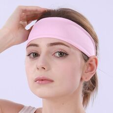 3 PCS Cold Feeling Sport Hairband Fitness Cintura assorbente del sudore (624 rosa chiaro)