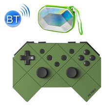 PB TAILS Per Switch Bluetooth Wireless Gamepad, Stile: Edizione Deluxe (Verde Militare)