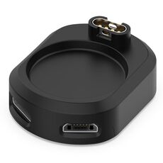 Per l'adattatore della base di ricarica dell'orologio Garmin (nero)