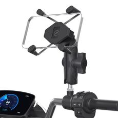ZH-1558D1 Supporto per telefono in lega di alluminio a forma di X con giunto sferico per moto M10