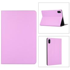 Custodia in pelle a vibrazione orizzontale con struttura elastica per Honor Pad 8 con supporto (viola)