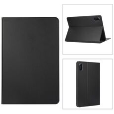 Custodia in pelle a vibrazione orizzontale con struttura elastica per Honor Pad 8 con supporto (nero)