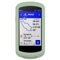 Per Garmin Edge 1040 Cover posteriore completa Cronometro Custodia in silicone (Ice Lake Green)