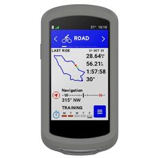 Per Garmin Edge 1040 Cover posteriore completa Cronometro Custodia in silicone (grigio scuro)