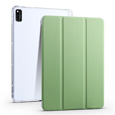 Per Honor V6 10.4 pollici 3-pieghevole TPU Custodia in pelle Smart Tablet (verde Matcha)