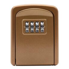 G9 4 cifre password scatola di immagazzinaggio chiave in lega di alluminio (oro)