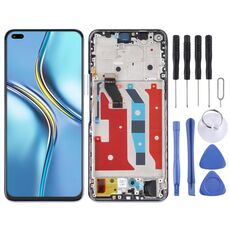 Schermo LCD originale per Honor X20 digitalizzatore assemblaggio completo con cornice (viola)