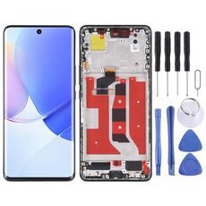 Schermo LCD OLED originale per Huawei Nova 9 Digitizer Assemblaggio completo con cornice (nero)