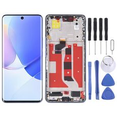 Schermo LCD OLED originale per Huawei Nova 9 Digitizer Assemblaggio completo con cornice (blu)