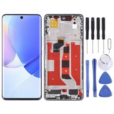 Schermo LCD OLED originale per Huawei Nova 9 Digitizer Assemblaggio completo con cornice (viola)