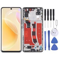 Schermo LCD OLED originale per Huawei Nova 8 5G Digitizer Assemblaggio completo con cornice (nero)