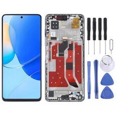 Schermo LCD originale per Huawei Nova 9 SE Digitizer Assemblaggio completo con cornice (argento)
