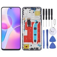 Schermo LCD originale per Honor X30i Digitizer Assemblaggio completo con cornice (blu)