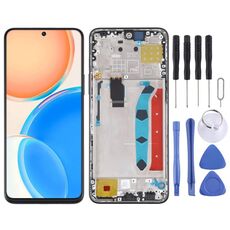 Schermo LCD originale per Honor X8 Digitizer Assemblaggio completo con cornice (nero)