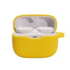Per JBL T230NC TWS Cuffie Bluetooth senza fili Custodia in silicone (giallo)