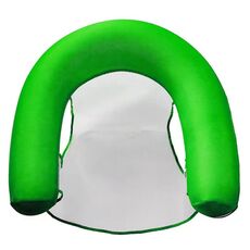 Divano ad acqua gonfiabile Sedia reclinabile Letto galleggiante Amaca pieghevole con rete (verde)