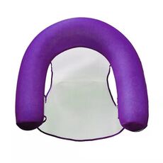 Divano ad acqua gonfiabile Sedia reclinabile Letto galleggiante Amaca pieghevole con rete (viola)