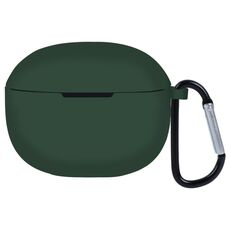Custodia protettiva in silicone per auricolari per Xiaomi Redmi Buds 3 (verde scuro)