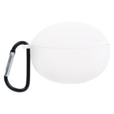 Custodia protettiva in silicone per auricolari per OPPO Enco Air 2 Pro (bianca)