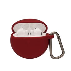 Custodia per auricolari Bluetooth in silicone per Huawei FreeBuds 4E (rosso vino)