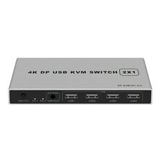 Switch KVM USB 4K KYSW59 60HZ DP Dispositivo di condivisione computer 2 in 1